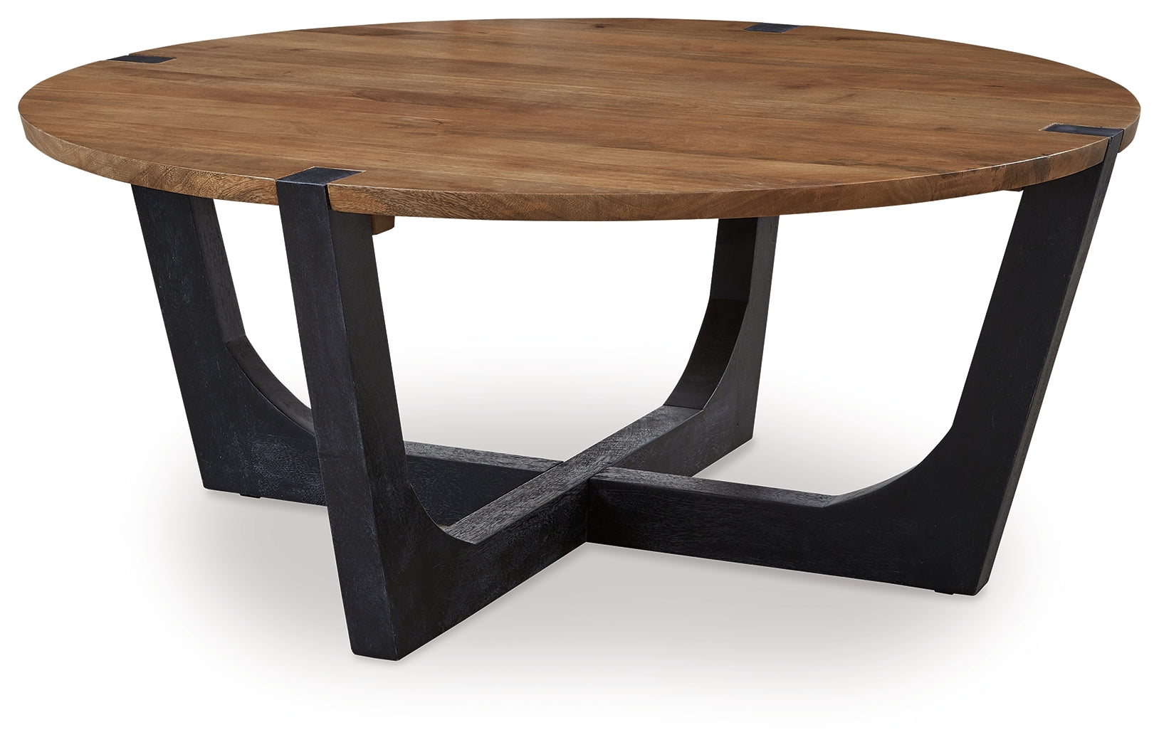 Hanneforth Brown/Black Coffee Table - T726-8 - Bien Home Furniture &amp; Electronics