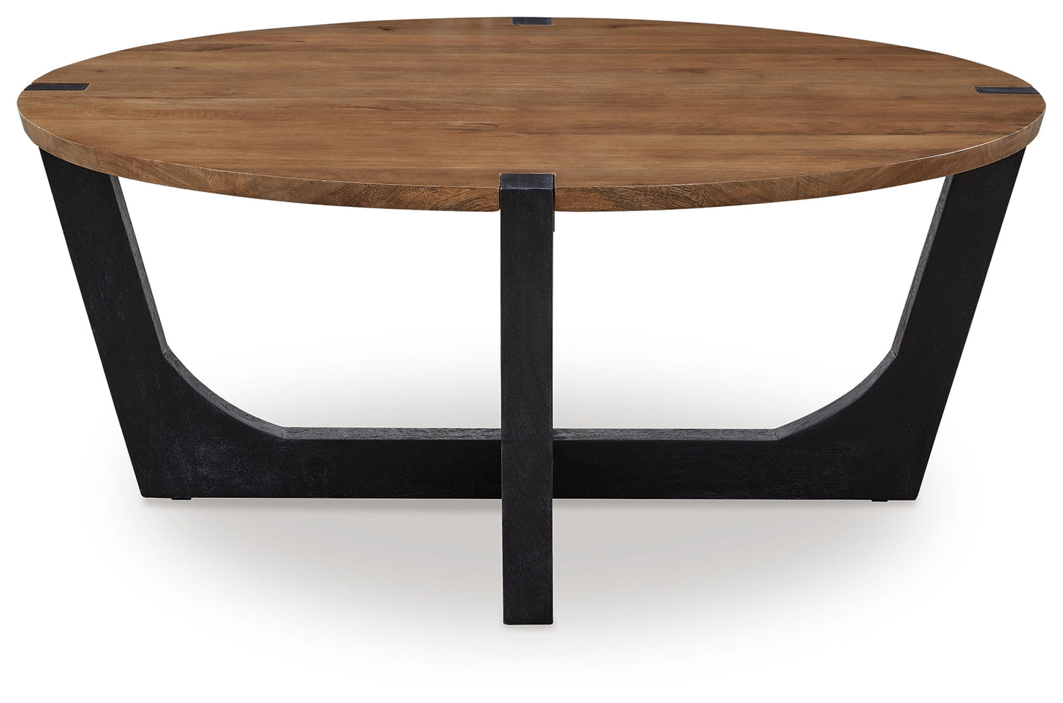 Hanneforth Brown/Black Coffee Table - T726-8 - Bien Home Furniture & Electronics