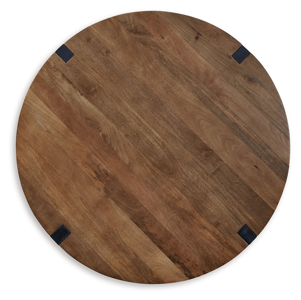 Hanneforth Brown/Black Coffee Table - T726-8 - Bien Home Furniture & Electronics