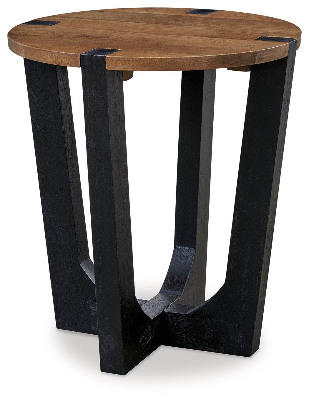 Hanneforth Brown/Black End Table - T726-6 - Bien Home Furniture & Electronics