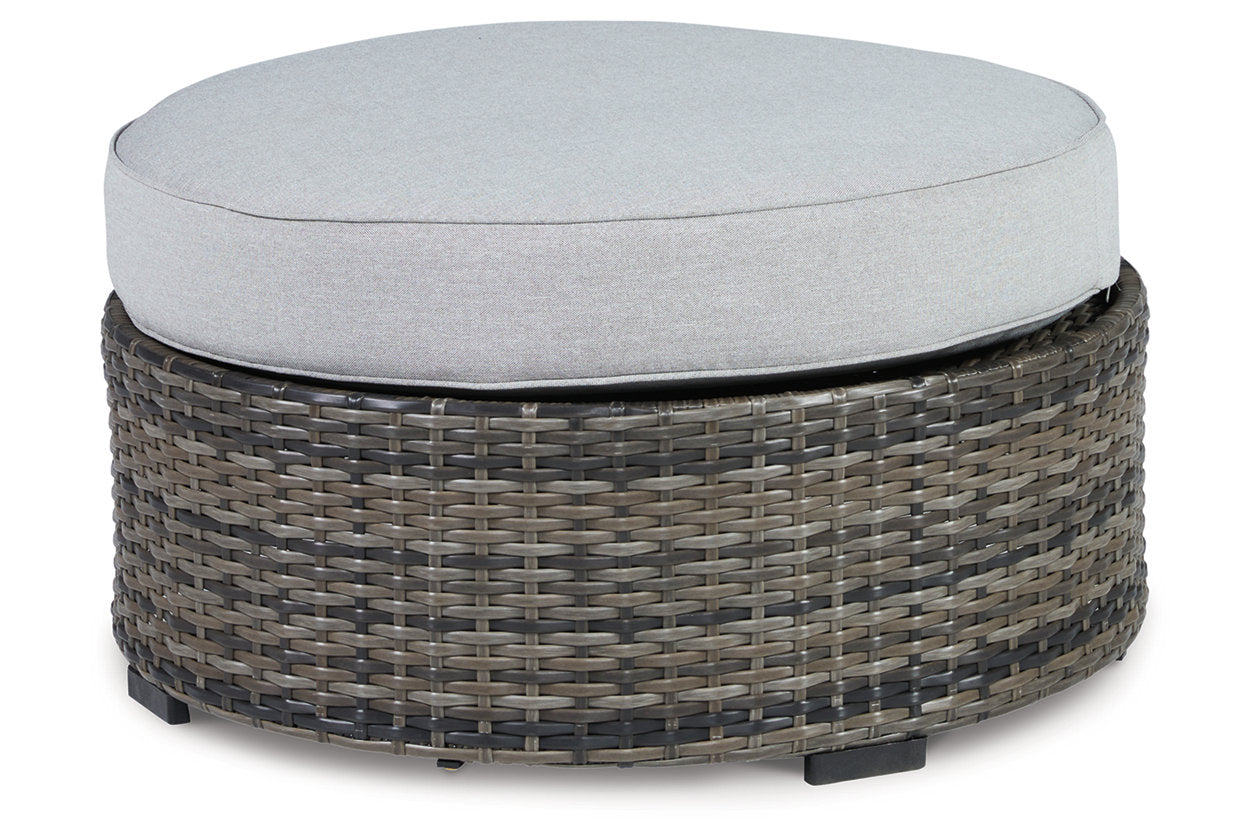 Harbor Court Gray Ottoman with Cushion - P459-814 - Bien Home Furniture & Electronics