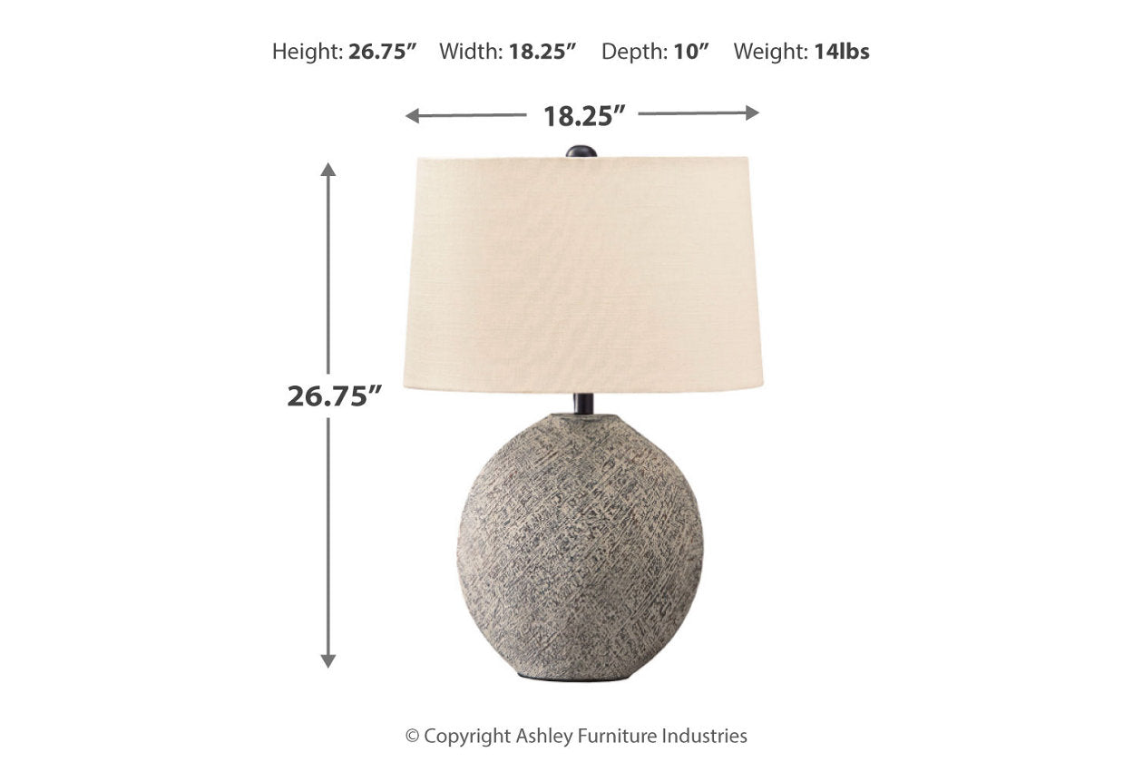 Harif Beige Table Lamp - L235624 - Bien Home Furniture & Electronics