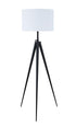 Harrington Tripod Legs Floor Lamp White/Black - 920074 - Bien Home Furniture & Electronics