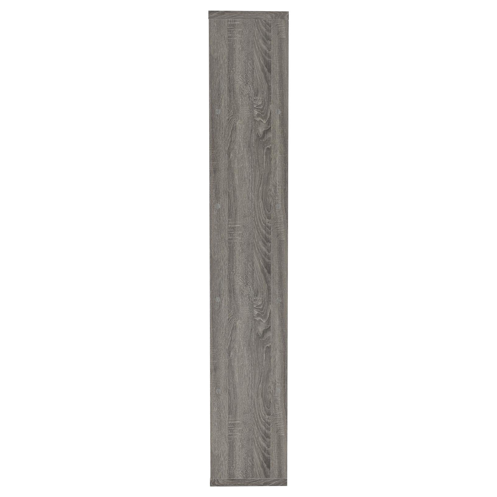Harrison Weathered Gray 5-Tier Bookcase - 800553 - Bien Home Furniture & Electronics