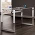 Hartford Chrome Glass Top Writing Desk - 800746 - Bien Home Furniture & Electronics
