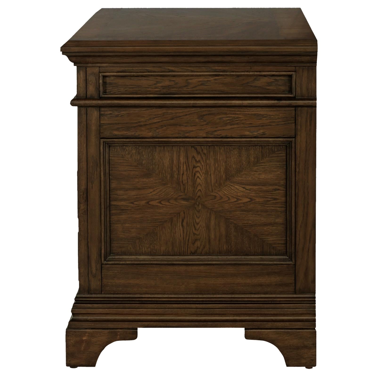 Hartshill 5-Drawer File Cabinet Burnished Oak - 881284 - Bien Home Furniture &amp; Electronics