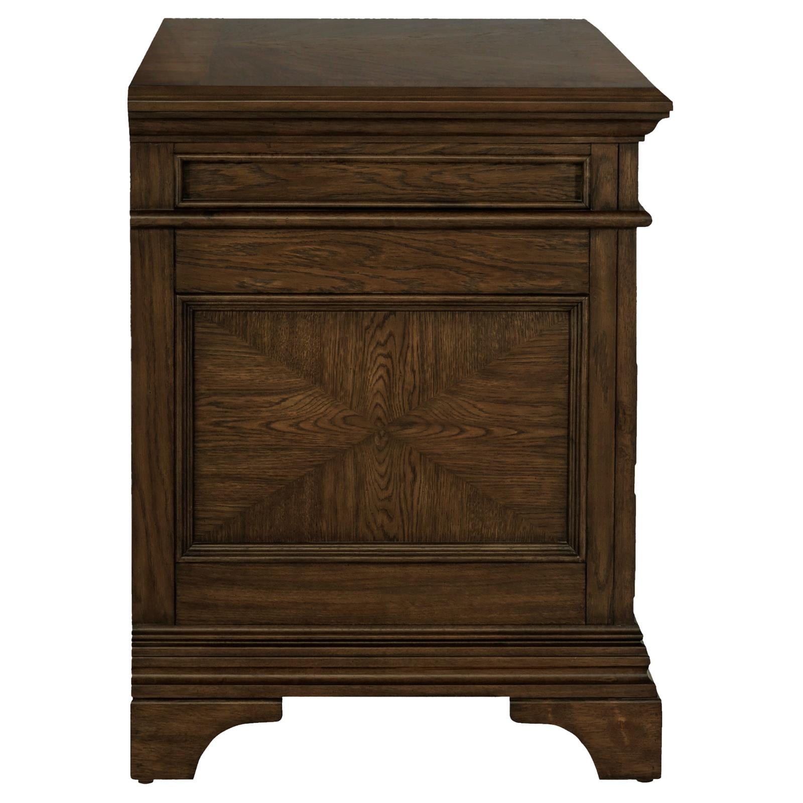 Hartshill 5-Drawer File Cabinet Burnished Oak - 881284 - Bien Home Furniture &amp; Electronics