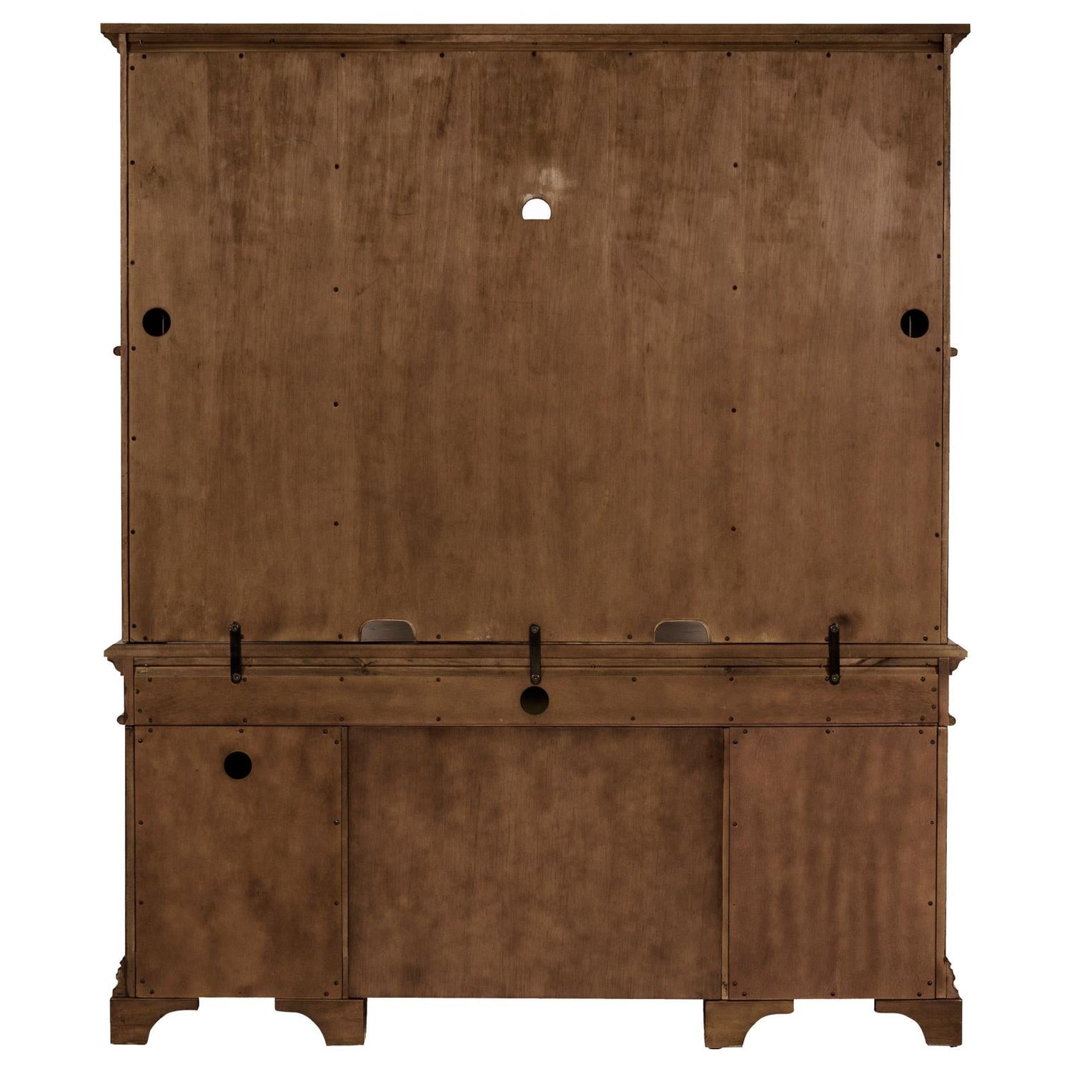 Hartshill Burnished Oak Credenza with Hutch - 881283 - Bien Home Furniture & Electronics