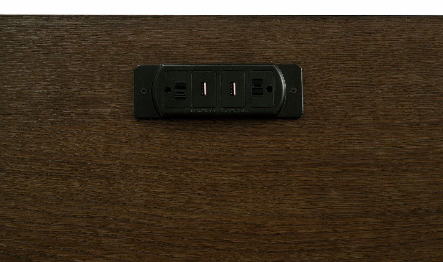 Hartshill Burnished Oak Credenza with Power Outlet - 881282 - Bien Home Furniture & Electronics