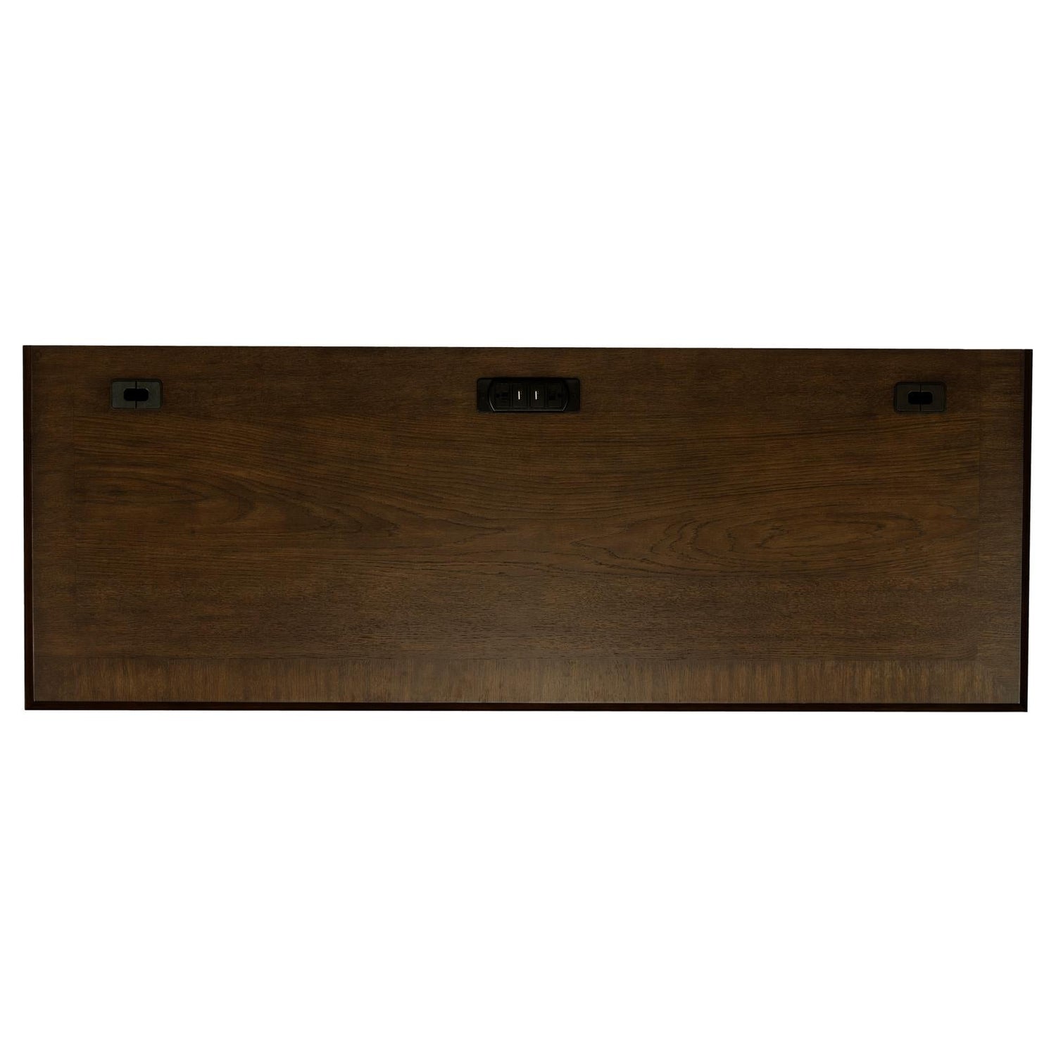 Hartshill Burnished Oak Credenza with Power Outlet - 881282 - Bien Home Furniture & Electronics