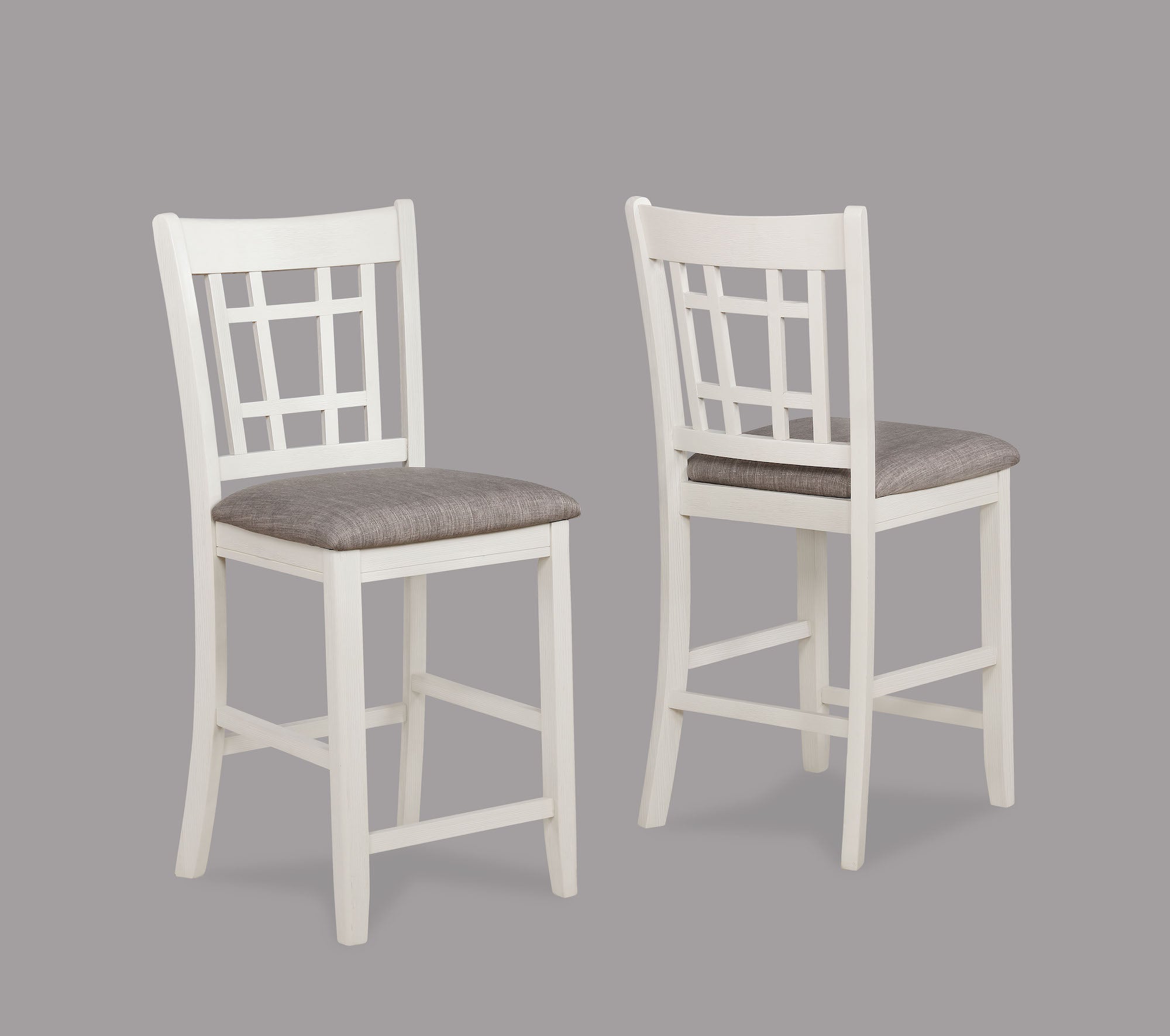 Hartwell Chalk Gray Counter Height Set - SET | 2795CG-T-4260 | 2795CG-S-24(2) - Bien Home Furniture & Electronics
