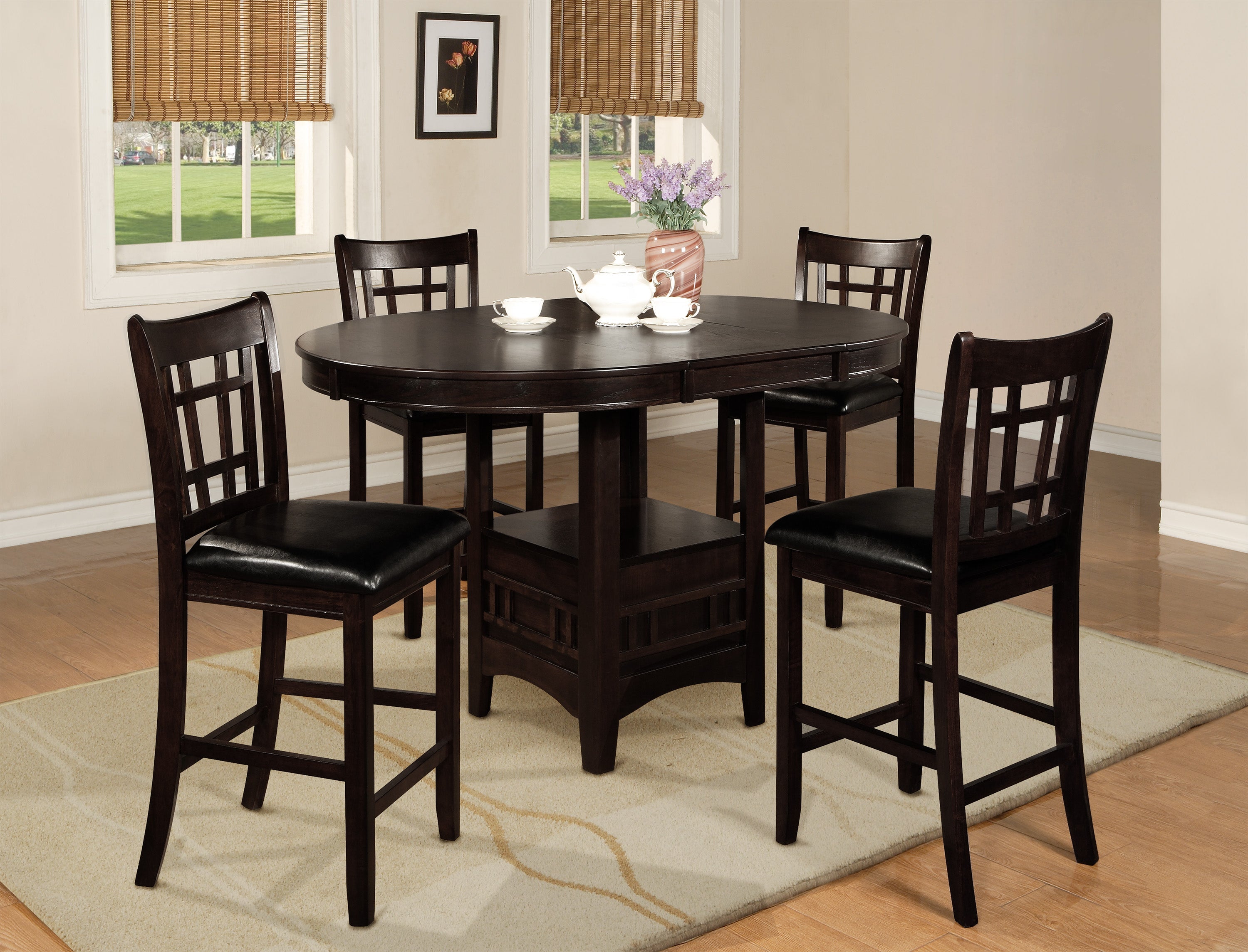 Hartwell Espresso Counter Height Chair, Set of 2 - 2795S-24 - Bien Home Furniture & Electronics
