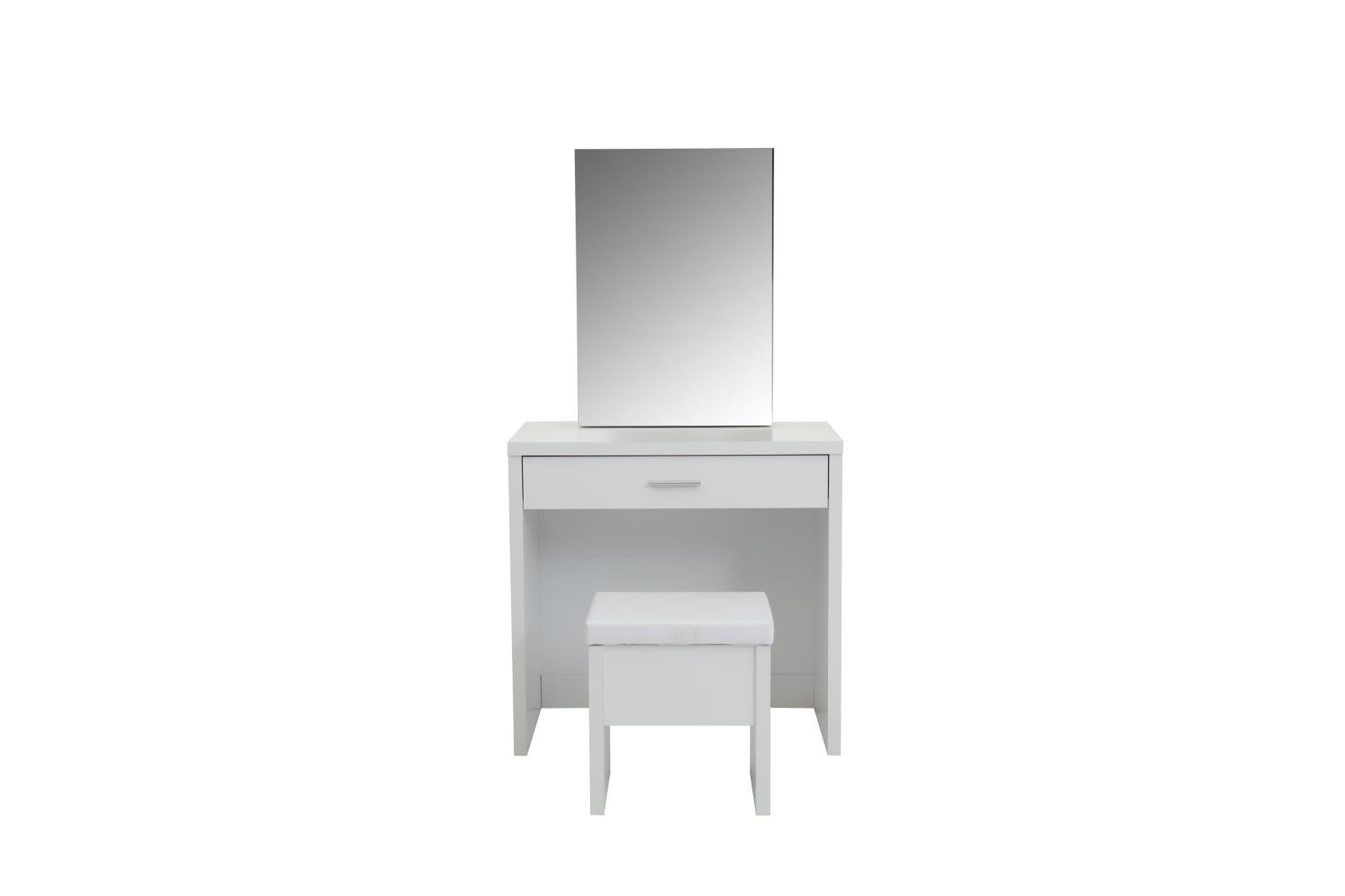 Harvey 2-Piece Vanity Set with Lift-Top Stool White - 300290 - Bien Home Furniture & Electronics