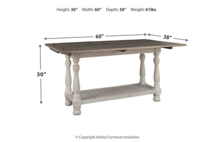Havalance Gray/White Sofa/Console Table - T814-4 - Bien Home Furniture &amp; Electronics