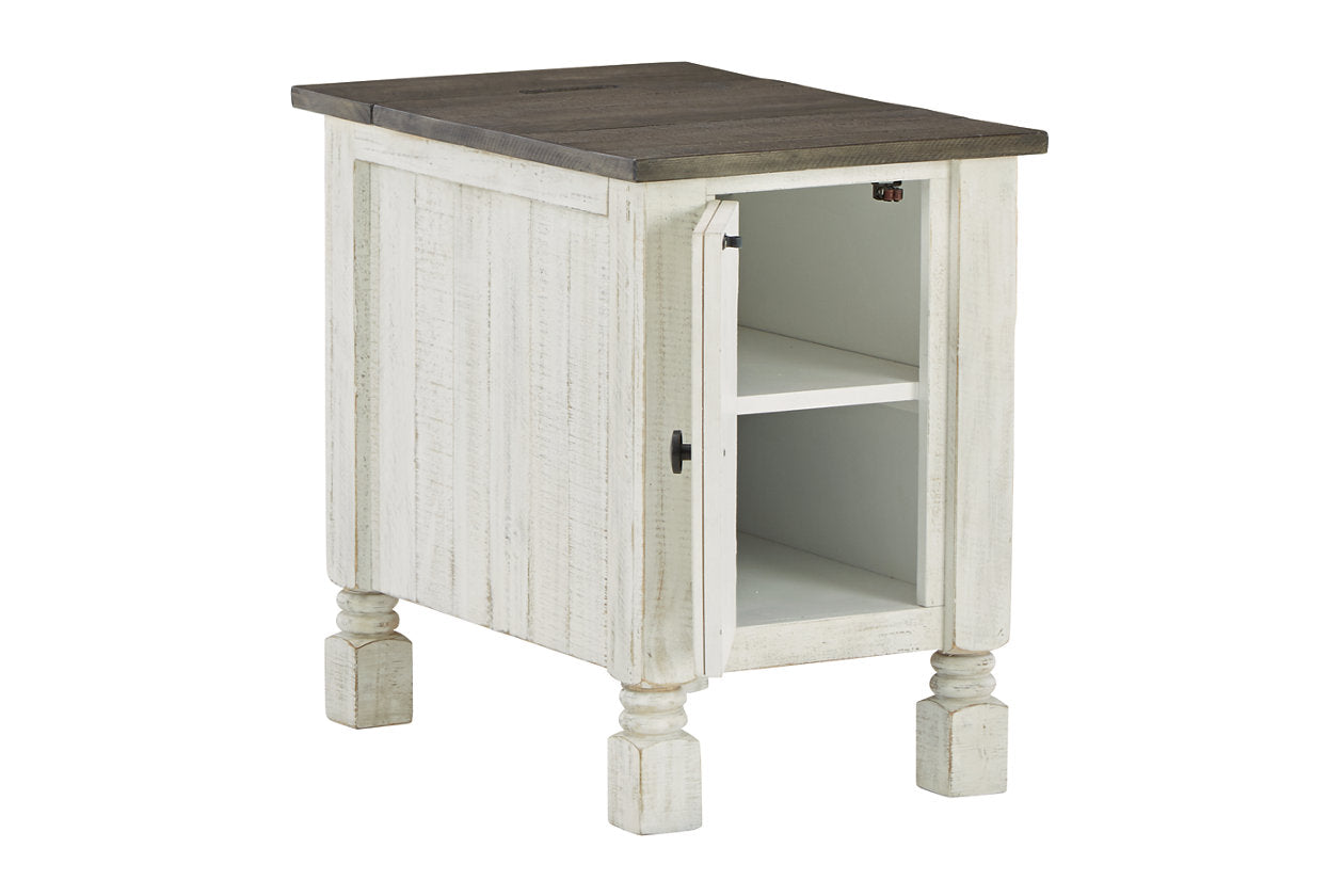 Havalance White/Gray Chairside End Table - T994-7 - Bien Home Furniture & Electronics