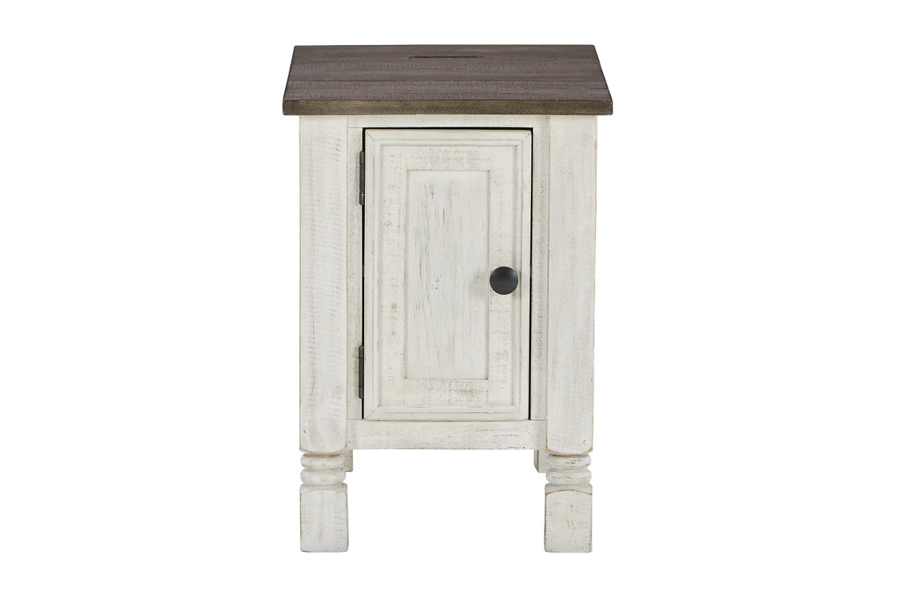 Havalance White/Gray Chairside End Table - T994-7 - Bien Home Furniture & Electronics