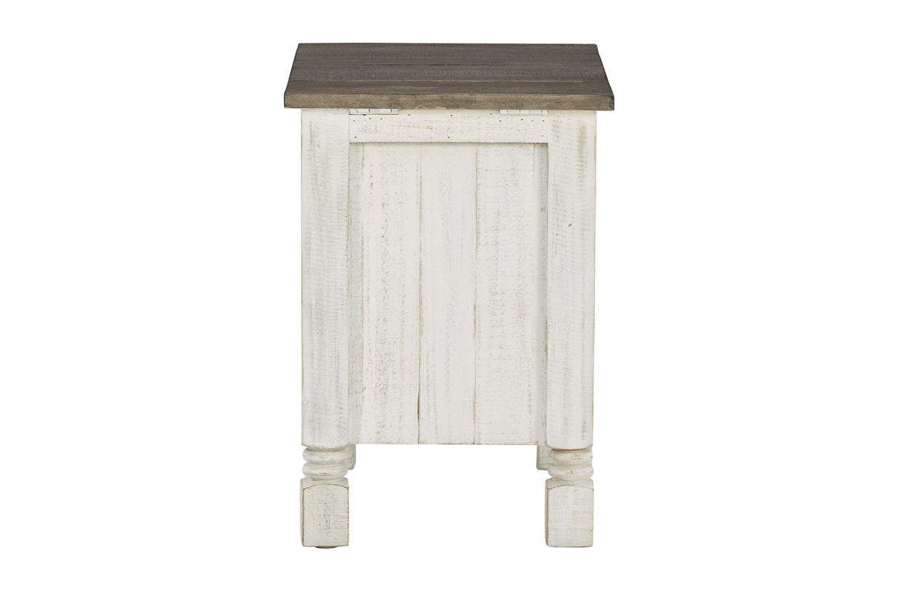 Havalance White/Gray Chairside End Table - T994-7 - Bien Home Furniture & Electronics