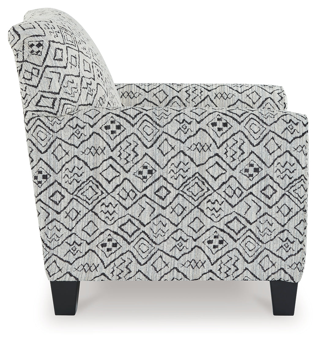 Hayesdale Black/Cream Accent Chair - A3000658 - Bien Home Furniture & Electronics