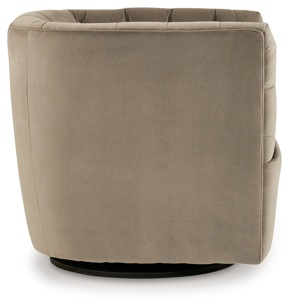 Hayesler Cocoa Swivel Accent Chair - A3000661 - Bien Home Furniture & Electronics