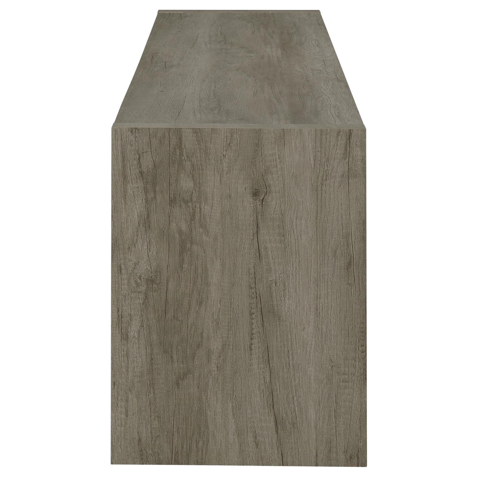 Hays 2-Door TV Console Gray Driftwood - 701025 - Bien Home Furniture & Electronics