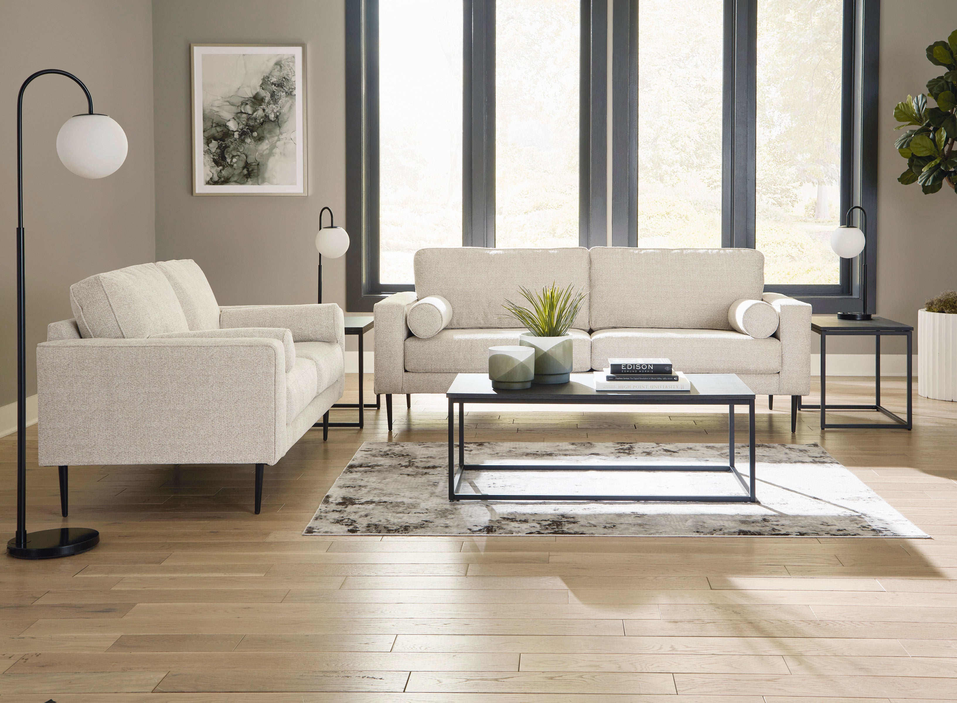 Hazela Sandstone Living Room Set - SET | 4110338 | 4110335 - Bien Home Furniture & Electronics