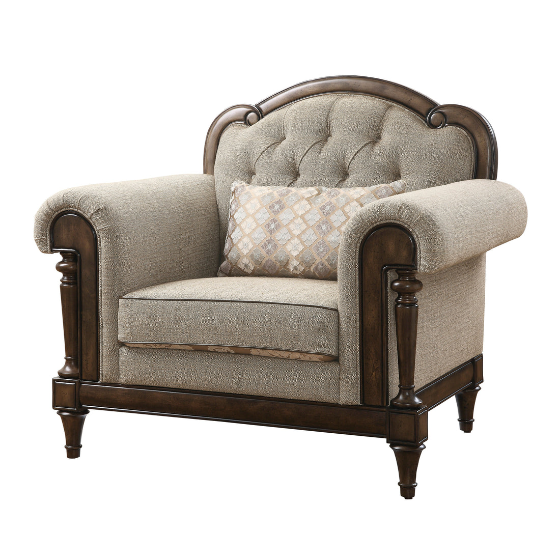 Heath Court Brown Oak Chair - 16829-1 - Bien Home Furniture &amp; Electronics