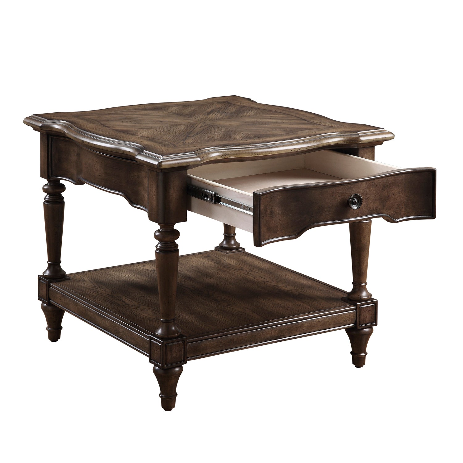Heath Court Brown Oak End Table - 1682-04 - Bien Home Furniture & Electronics