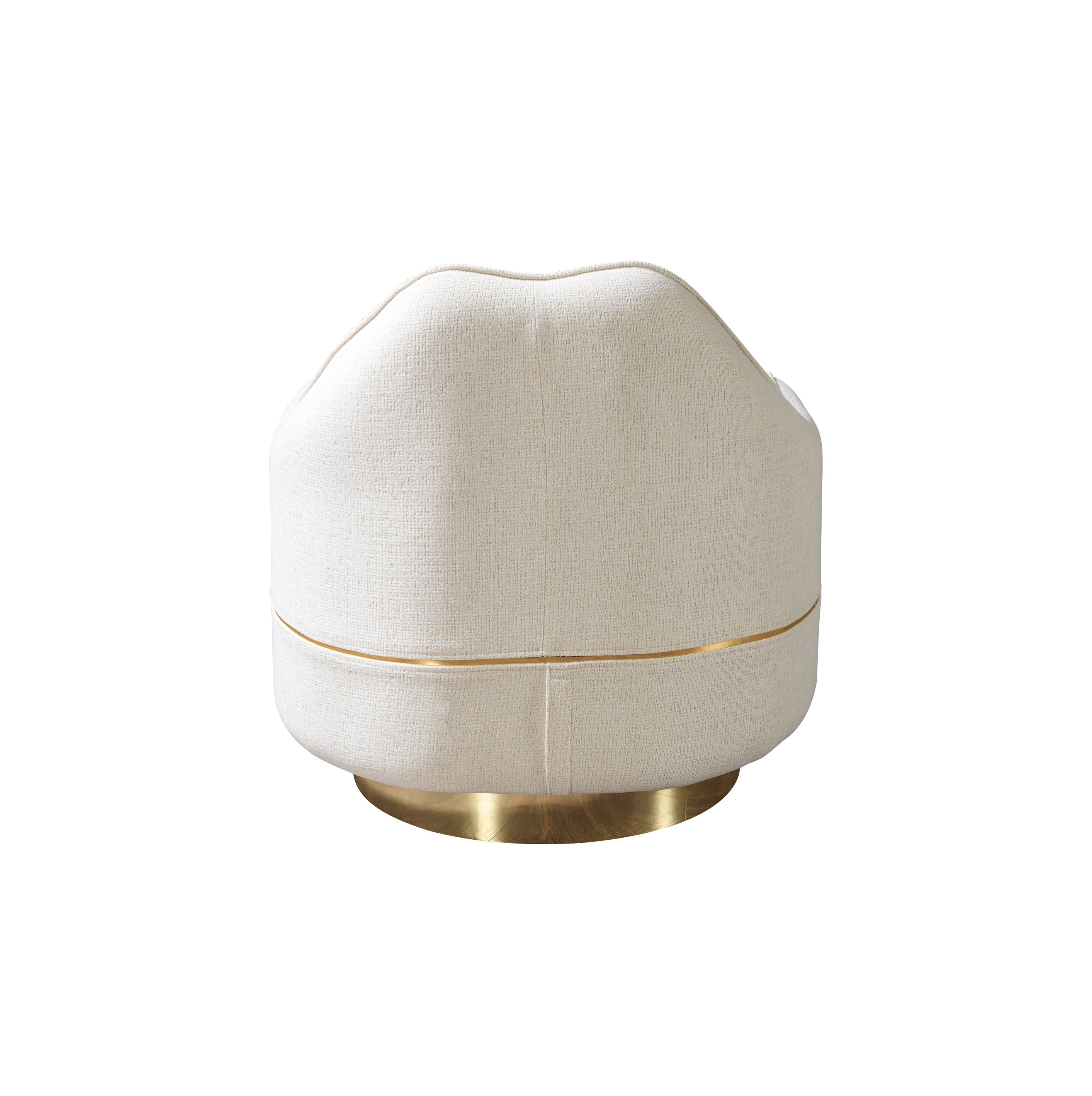 Helena Ivory Velvet Chair - HELENA-CHAIR - Bien Home Furniture & Electronics