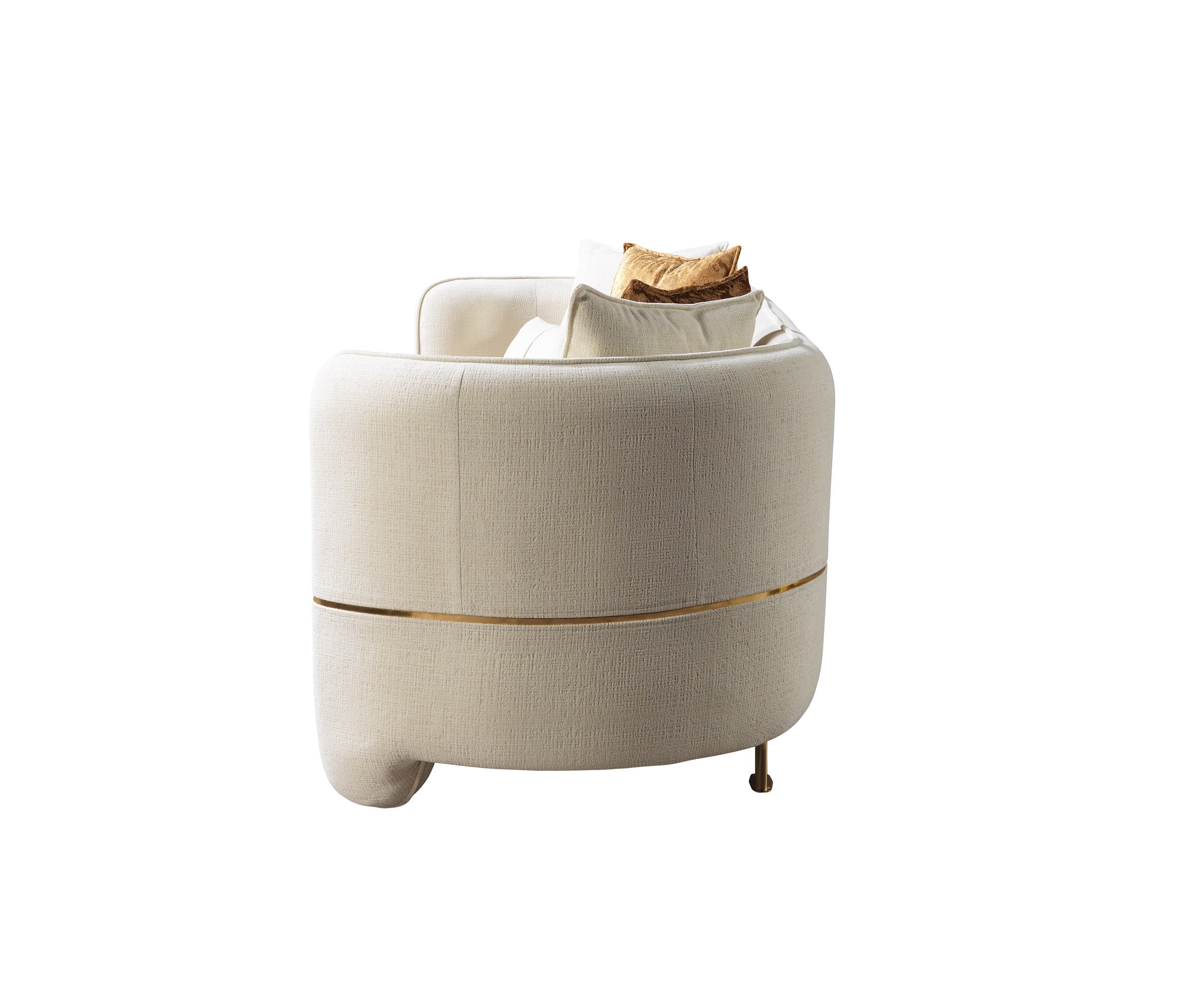 Helena Ivory Velvet Sofa & Loveseat - HELENA-SL - Bien Home Furniture & Electronics