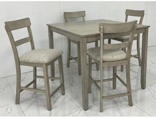Henderson 5Pk Counter Ht Drift Wood - 2754DW-SET - Bien Home Furniture & Electronics