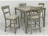 Henderson 5Pk Counter Ht Drift Wood - 2754DW-SET - Bien Home Furniture & Electronics