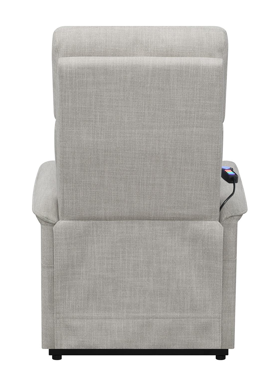 Herrera Power Lift Recliner with Wired Remote Beige - 609407P - Bien Home Furniture & Electronics
