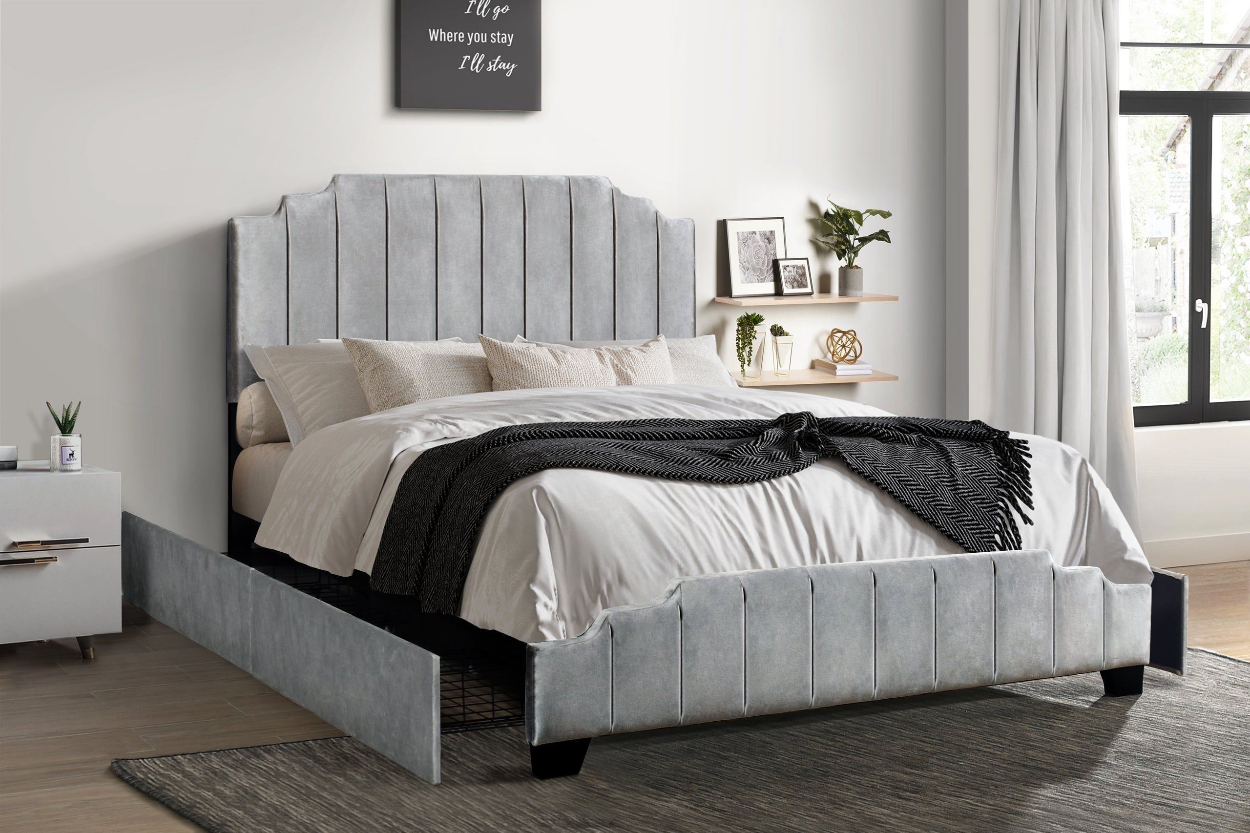 HH970 Platform Bed - Full, Queen, King *Queen - HH970 Queen - Bien Home Furniture & Electronics