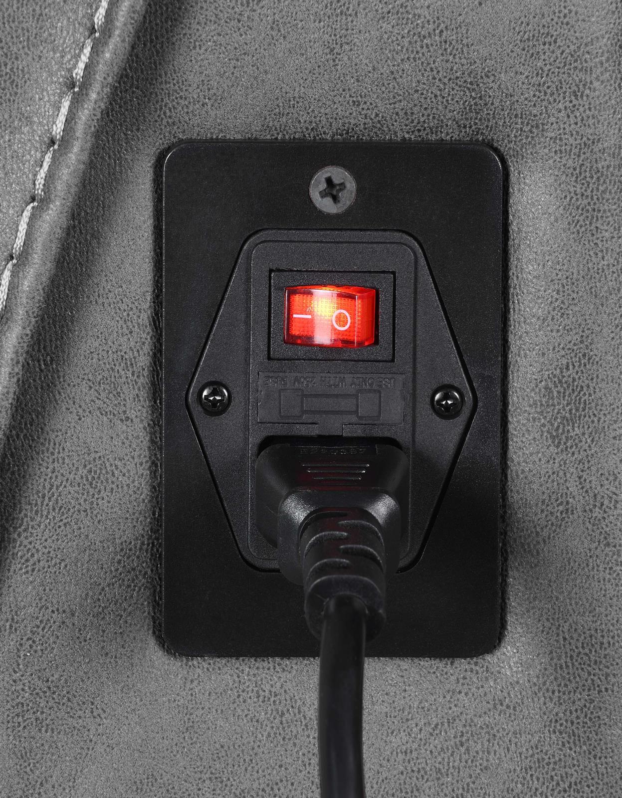 Higgins Four-Piece Upholstered Power Sectional Gray - 600370 - Bien Home Furniture & Electronics