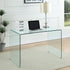 Highsmith Clear Glass Writing Desk - 801581 - Bien Home Furniture & Electronics
