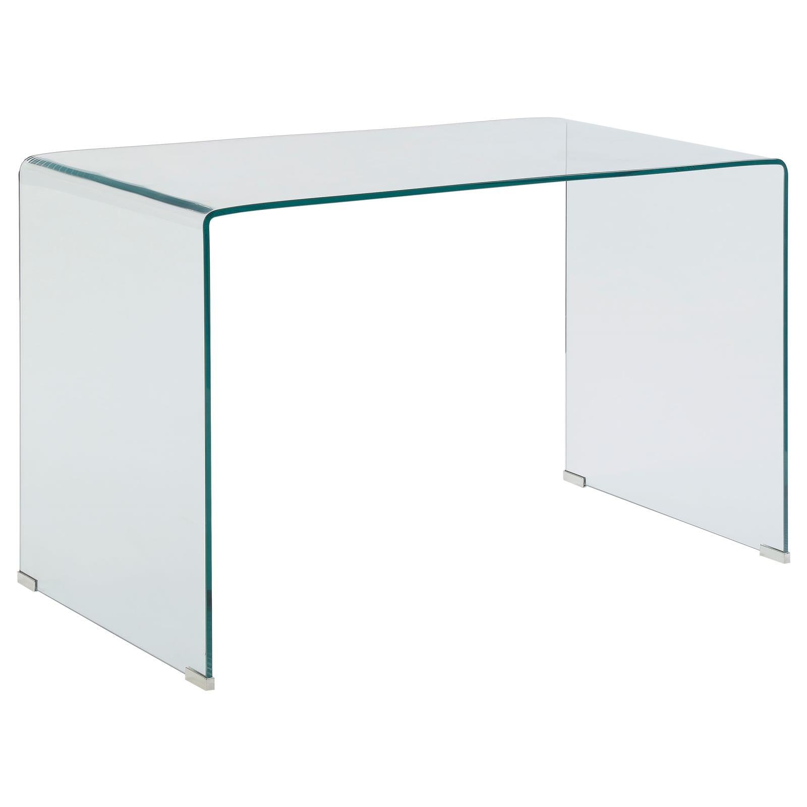 Highsmith Clear Glass Writing Desk - 801581 - Bien Home Furniture & Electronics