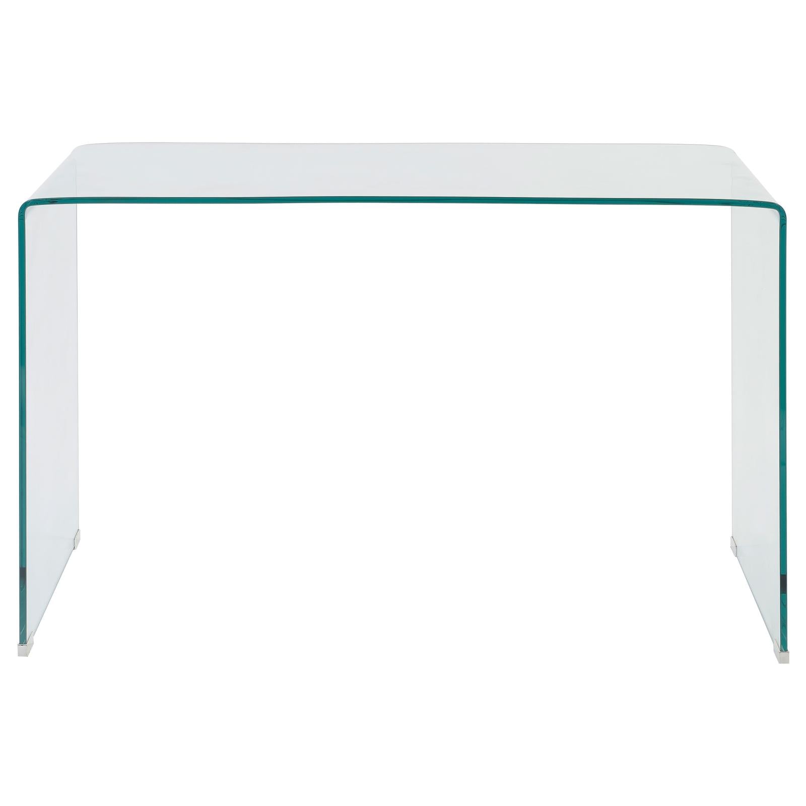 Highsmith Clear Glass Writing Desk - 801581 - Bien Home Furniture & Electronics