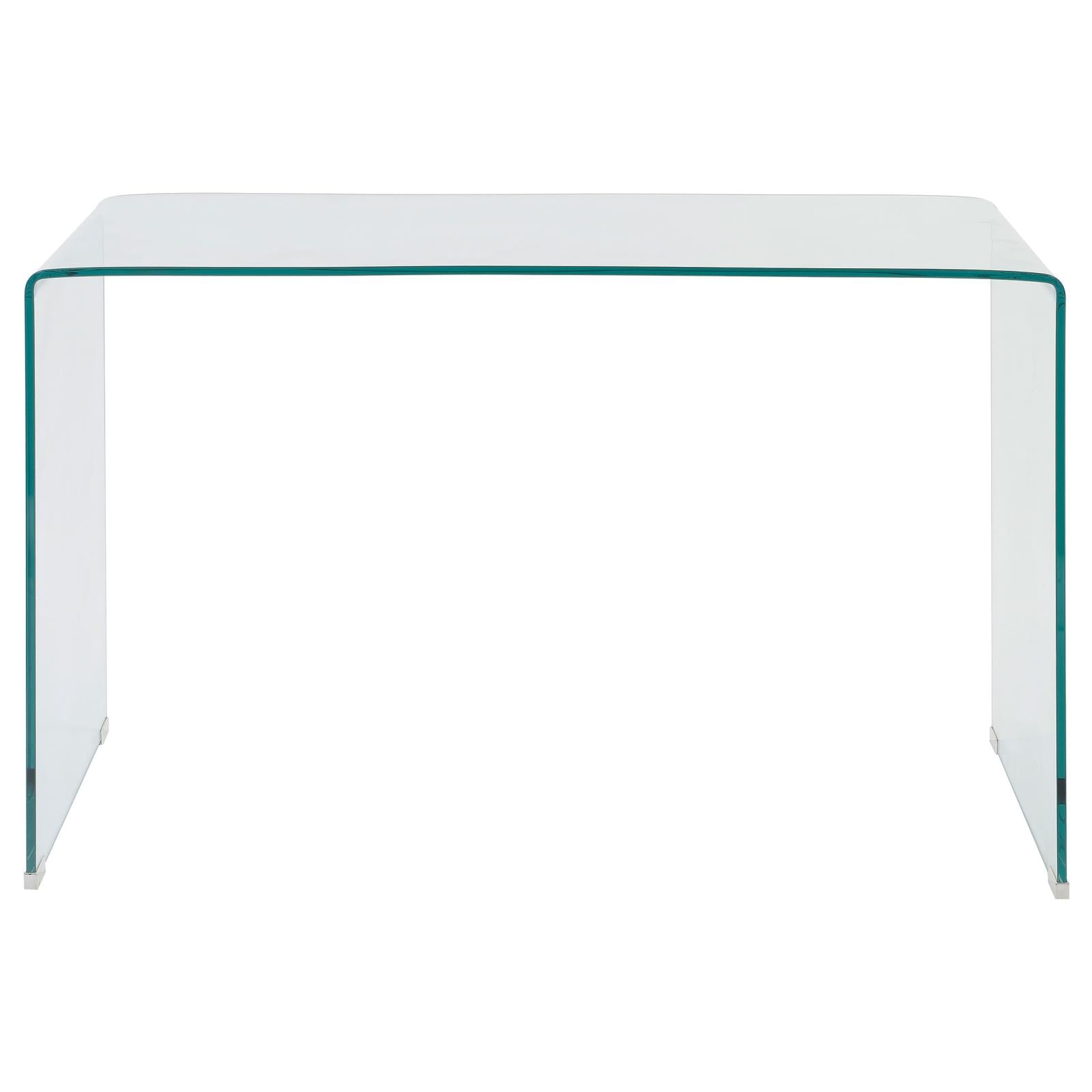 Highsmith Clear Glass Writing Desk - 801581 - Bien Home Furniture &amp; Electronics