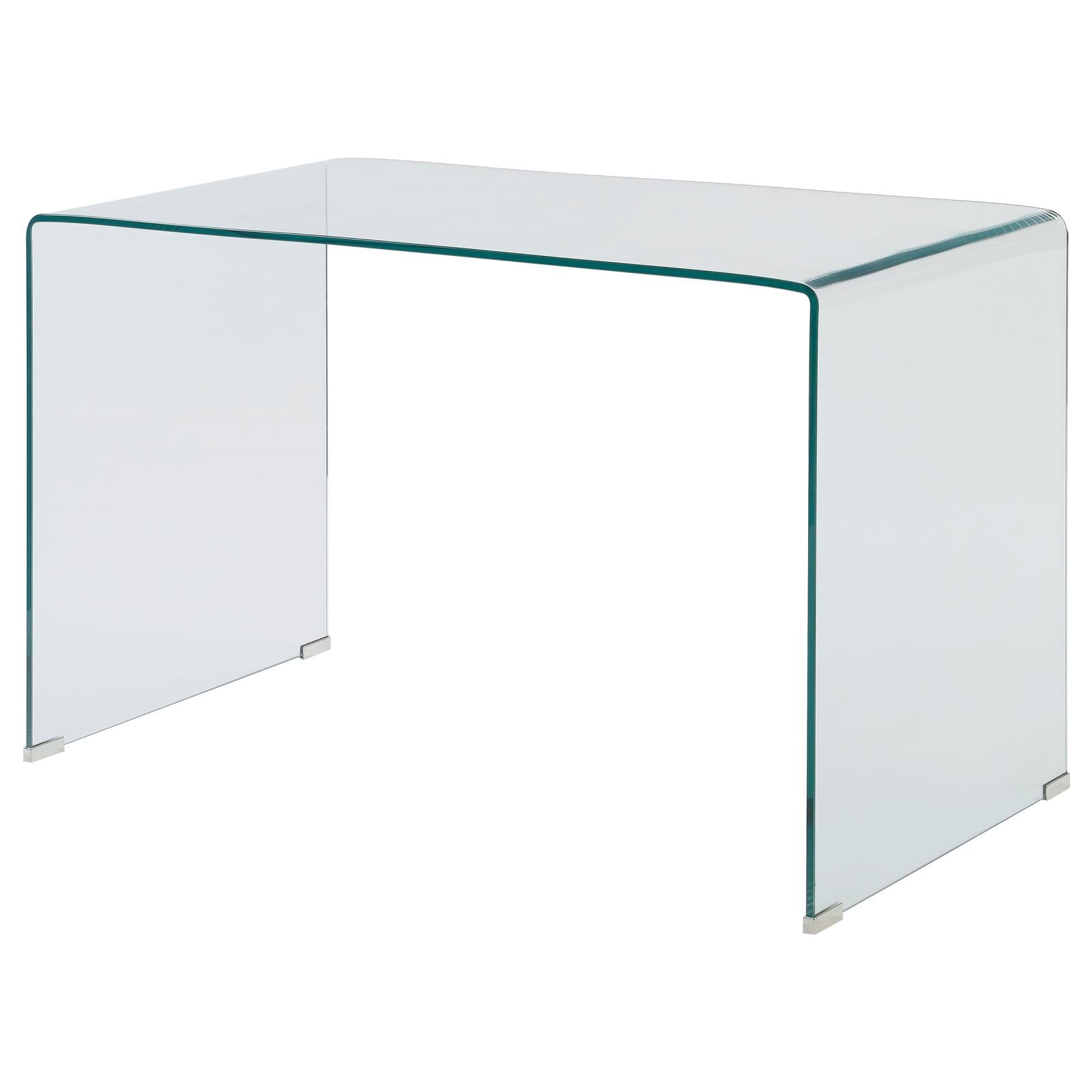 Highsmith Clear Glass Writing Desk - 801581 - Bien Home Furniture &amp; Electronics