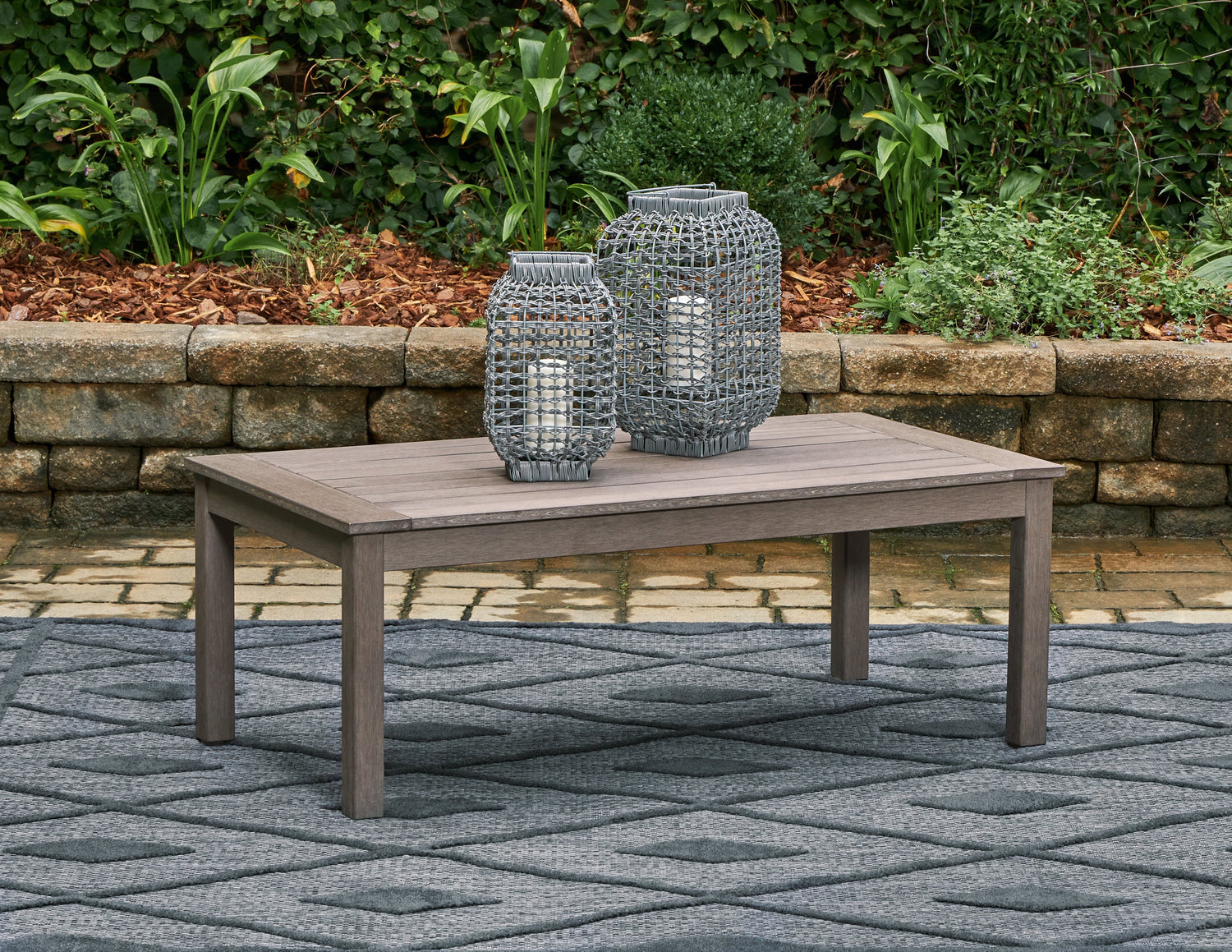 Hillside Barn Brown Outdoor Coffee Table - P564-701 - Bien Home Furniture & Electronics