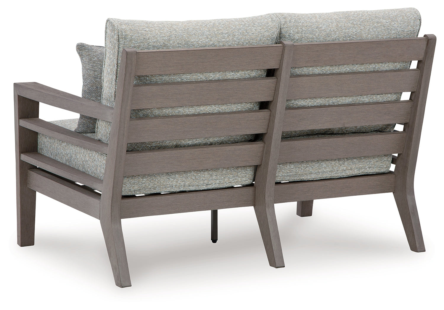 Hillside Barn Gray/Brown Outdoor Loveseat with Cushion - P564-835 - Bien Home Furniture & Electronics