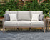 Hillside Barn Gray/Brown Outdoor Sofa with Cushion - P564-838 - Bien Home Furniture & Electronics