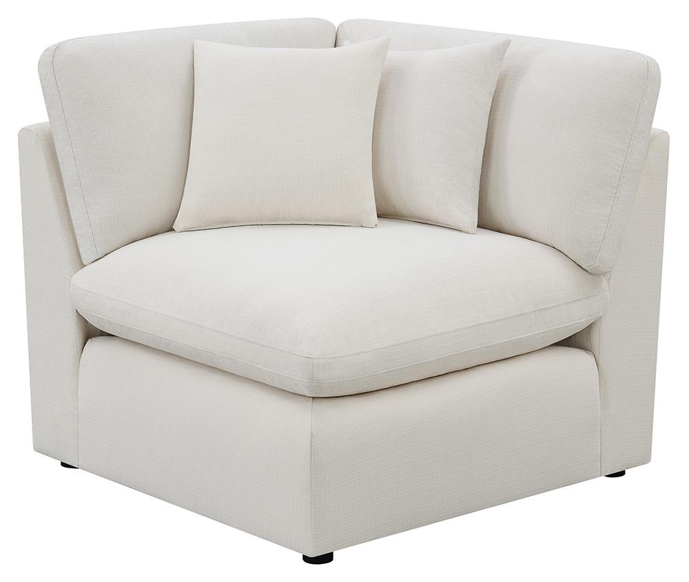 Hobson Cushion Back Corner Off-White - 551452 - Bien Home Furniture & Electronics