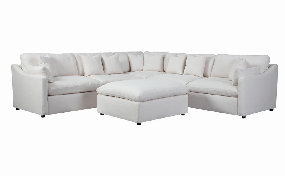 Hobson Cushion Back Corner Off-White - 551452 - Bien Home Furniture & Electronics