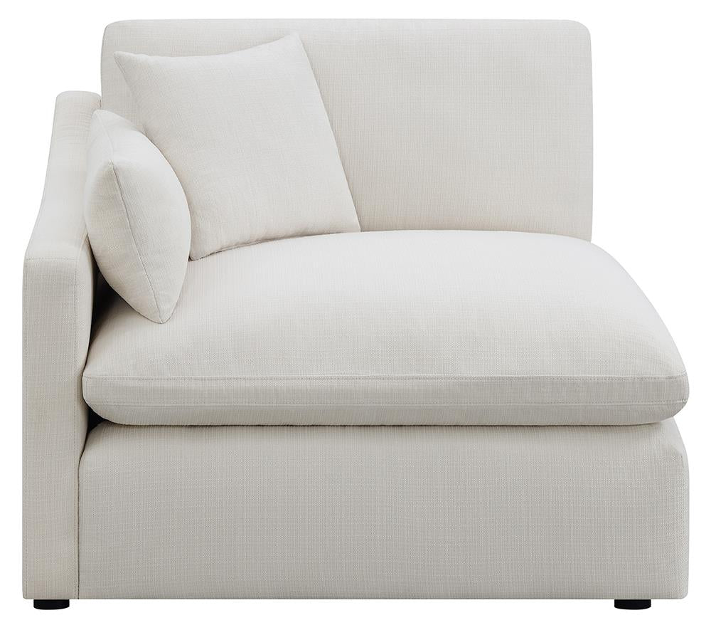 Hobson Sloped Track Arms LAF Chair Off-White - 551454LAF - Bien Home Furniture & Electronics