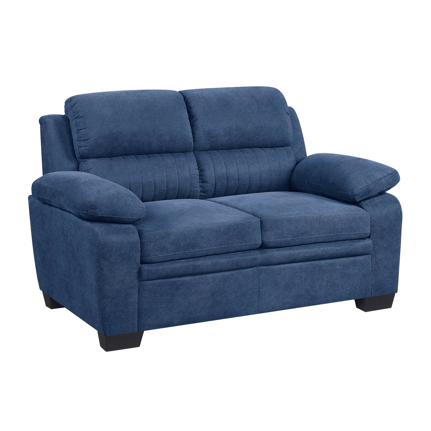 Holleman Blue Loveseat - 9333BU-2 - Bien Home Furniture & Electronics