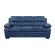 Holleman Blue Sofa - 9333BU-3 - Bien Home Furniture & Electronics