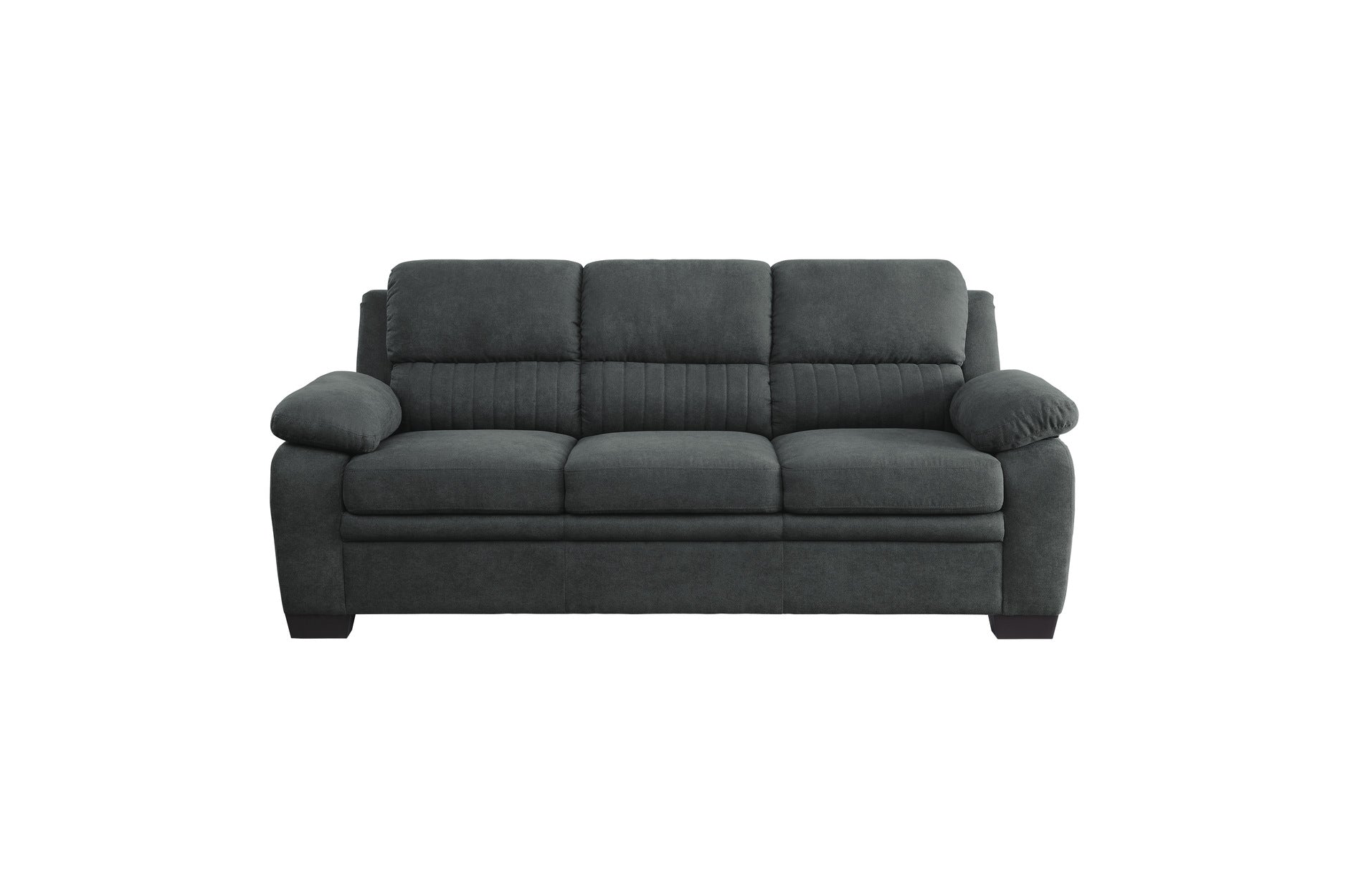 Holleman Dark Gray Living Room Set - SET | 9333DG-2 | 9333DG-3 - Bien Home Furniture & Electronics