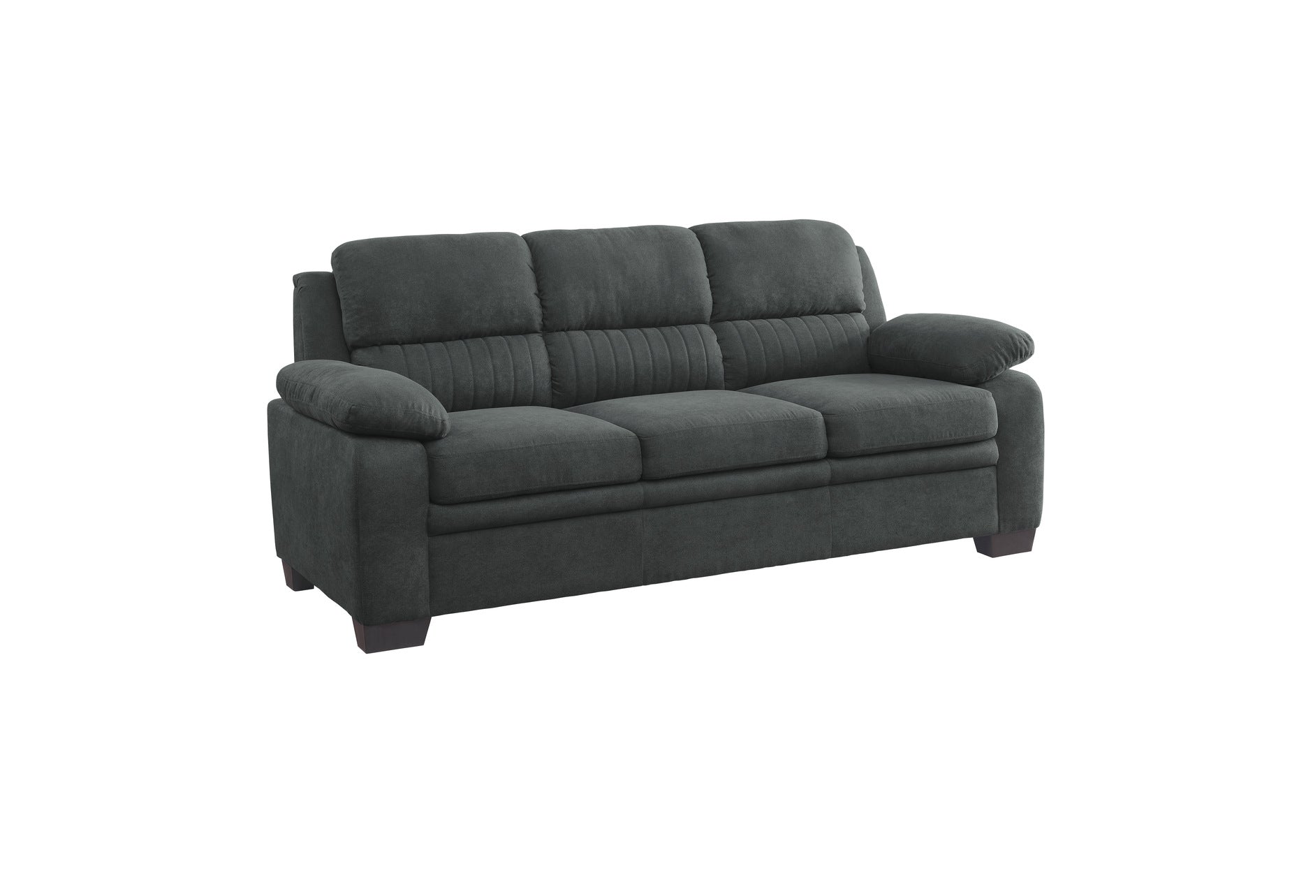 Holleman Dark Gray Living Room Set - SET | 9333DG-2 | 9333DG-3 - Bien Home Furniture & Electronics