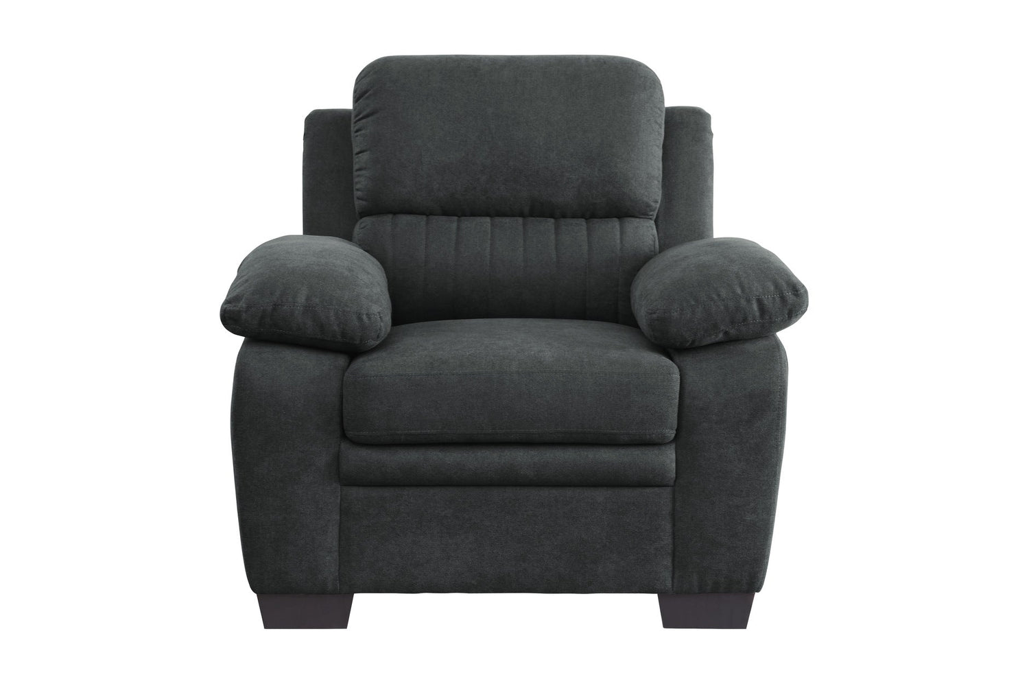 Holleman Dark Gray Living Room Set - SET | 9333DG-2 | 9333DG-3 - Bien Home Furniture & Electronics